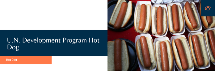 U.N. Development Program Hot Dog